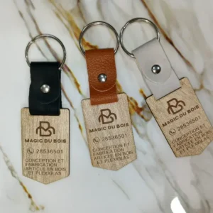 Porte-clés personnalisé avec un logo